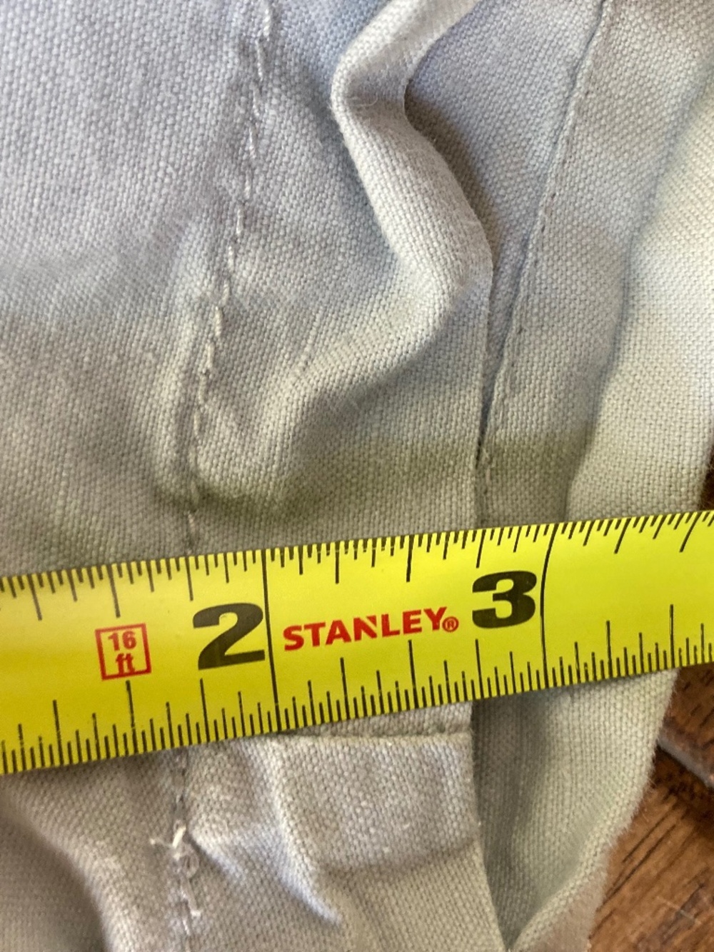 Y2K Old Navy Low Rise Micro Shorts Sz 4 Grey 3" Inseam Cotton Linen - Picture 7 of 7